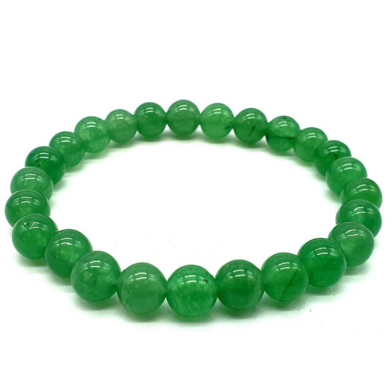 Bracelet Aventurine Verte perles 8mm