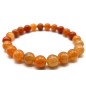 Bracelet Aventurine Orange perles 8mm