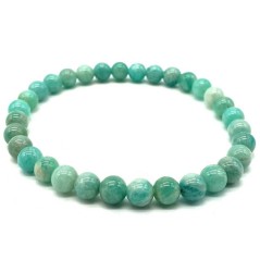 Bracelet Amazonite  perles 6mm