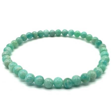 Bracelet Amazonite  perles 4mm