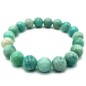 Bracelet Amazonite perles 10mm