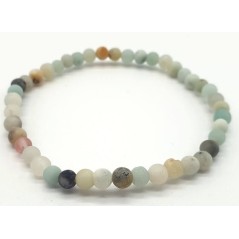 Bracelet Amazonite Multi perles 4mm