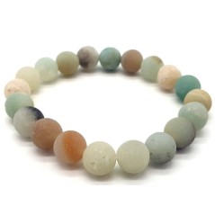 Bracelet Amazonite Multi perles 10mm