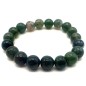 Bracelet Agate Mousse perles 10mm