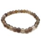 Bracelet Agate Grise perles 6mm