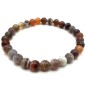 Bracelet Agate Bostwana perles 6mm