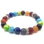 Bracelet 7 chakras 1-mix perles 8mm