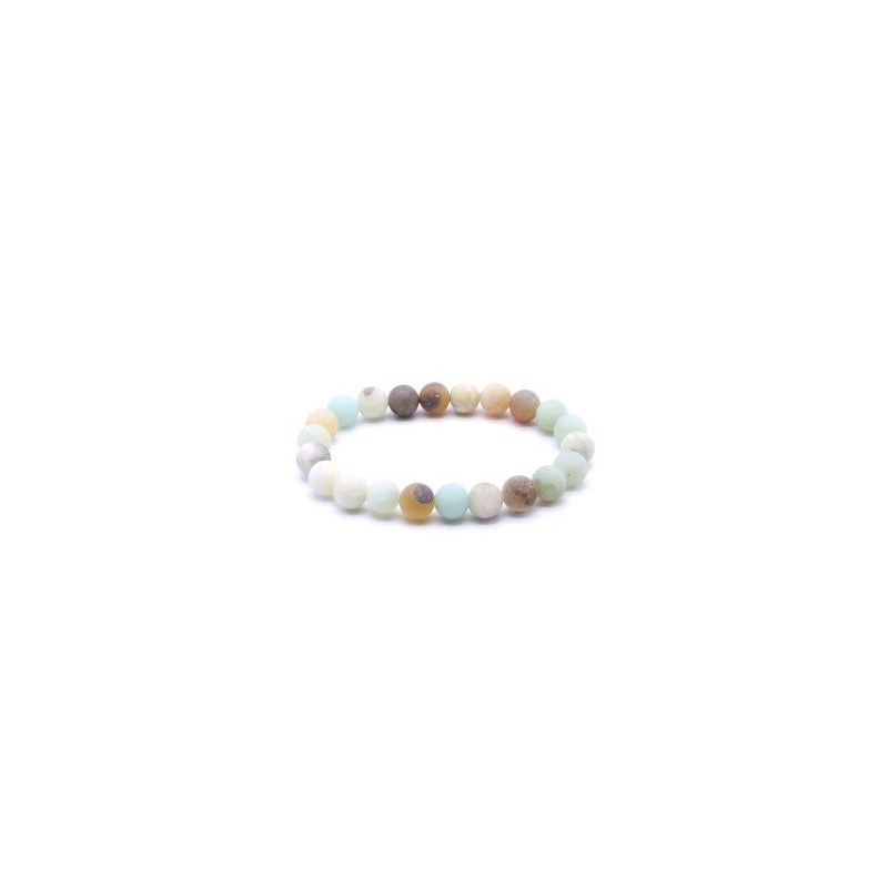 Bracelet Amazonite multi perles 8mm