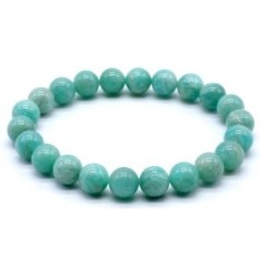 Bracelet Amazonite perles 8mm