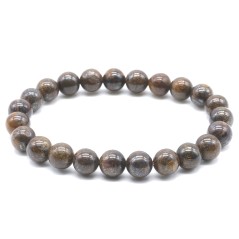 Bracelet Bronzite perles 8mm