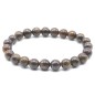 Bracelet Bronzite perles 8mm