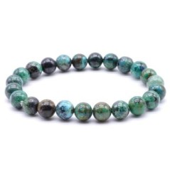 Bracelet Chrysocolle perles 8mm