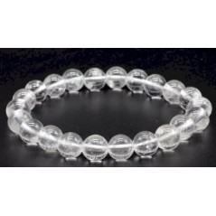 Bracelet Cristal de Roche perles 8mm