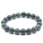 Bracelet Agate Mousse perles 10mm