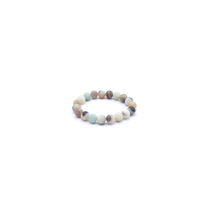 Bracelet Amazonite Multi perles 10mm