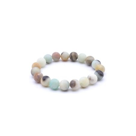 Bracelet Amazonite Multi perles 10mm