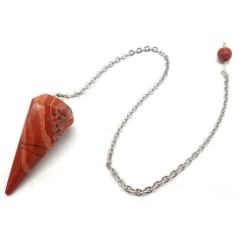 Pendule Jaspe Rouge – Pierre de Vitalité, Ancrage & Courage