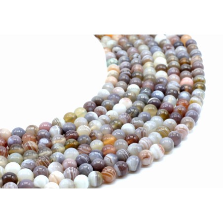 Fil de Perles Agate Bostwana