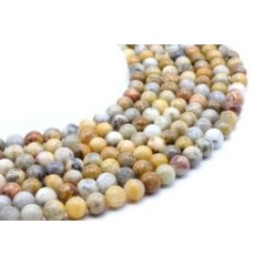 Fil de Perles Agate Crazy Lace