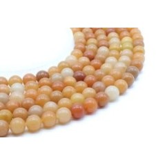 Fil de Perles Aventurine Orange