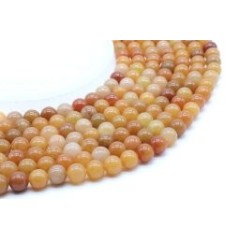 Fil de Perles Aventurine Orange