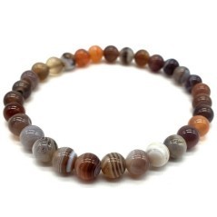 Bracelet Agate Botswana – Lithothérapie et Bienfaits | Spiritual-Deity