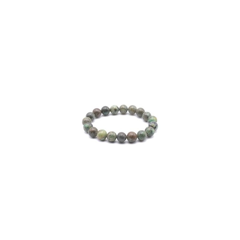 Bracelet en jaspe africain naturel | Pierre d’ancrage et de stabilité | Spiritual-Deity