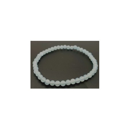 Bracelet Aigue Marine perles 10mm