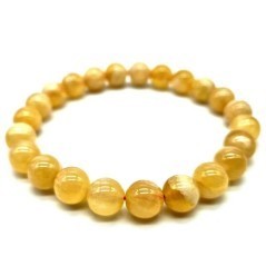 Bracelet en Calcite Orange – Vitalité, Joie & Confiance