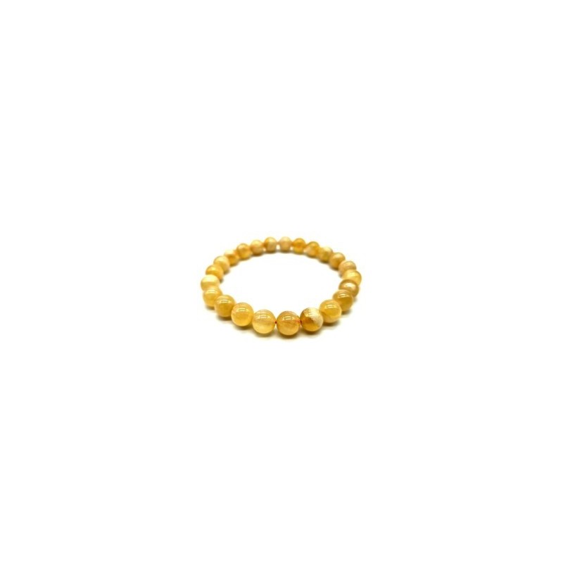 Bracelet en Calcite Orange – Vitalité, Joie & Confiance Bracelet en Calcite Orange – Vitalité, Joie & Confiance