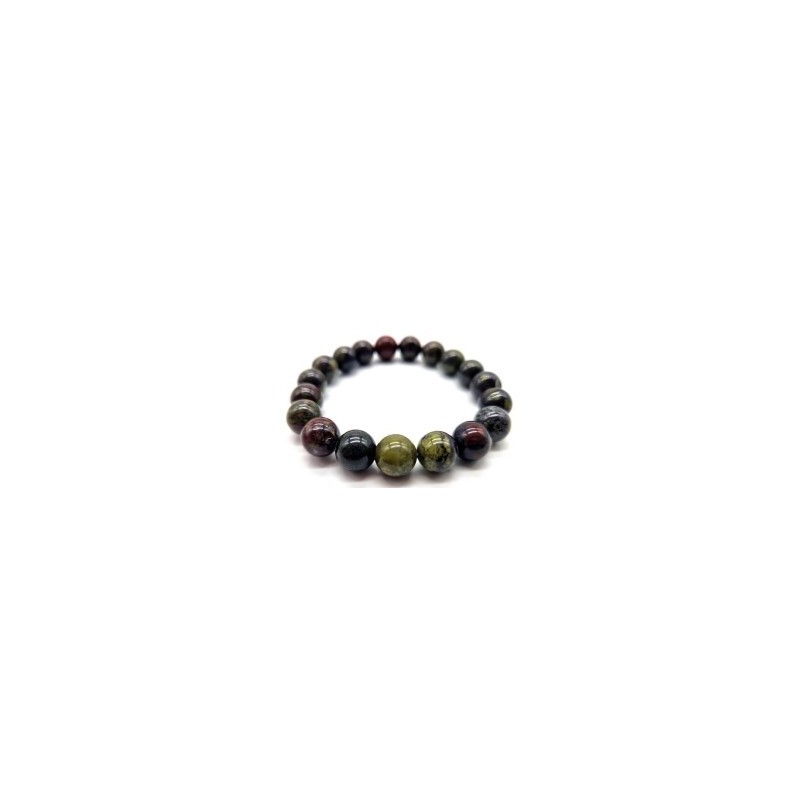 Bracelet en jaspe sang de dragon naturel | Pierre de force et de protection | Spiritual-Deity