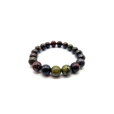 Bracelet en jaspe sang de dragon naturel | Pierre de force et de protection | Spiritual-Deity