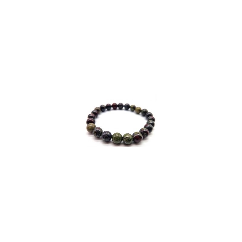 Bracelet en Jaspe Sang de Dragon – Force, Courage & Énergie Naturelle Bracelet en Jaspe Sang de Dragon – Force, Courage & Énergie Naturelle