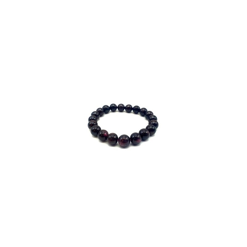 Bracelet Grenat Naturel | Pierre de Force et Ancrage | Spiritual-Deity