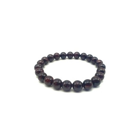 Bracelet en Grenat Naturel – Force Intérieure, Ancrage & Passion