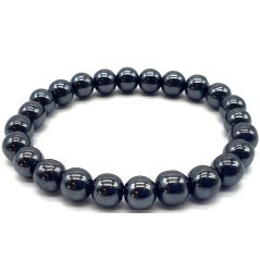 Bracelet Hématite Naturelle | Pierre d’Ancrage et Protection | Spiritual-Deity