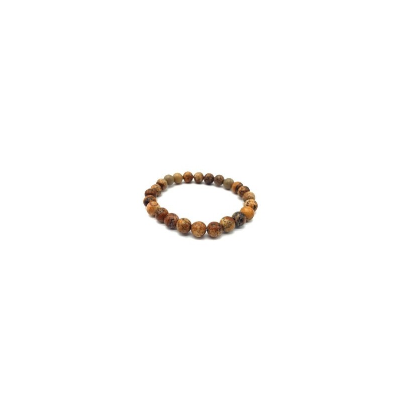 Bracelet en Jaspe Paysage – Ancrage, Créativité & Harmonie Naturelle Bracelet en Jaspe Paysage – Ancrage, Créativité & Harmonie Naturelle