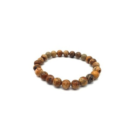Bracelet en Jaspe Paysage – Ancrage, Créativité & Harmonie Naturelle