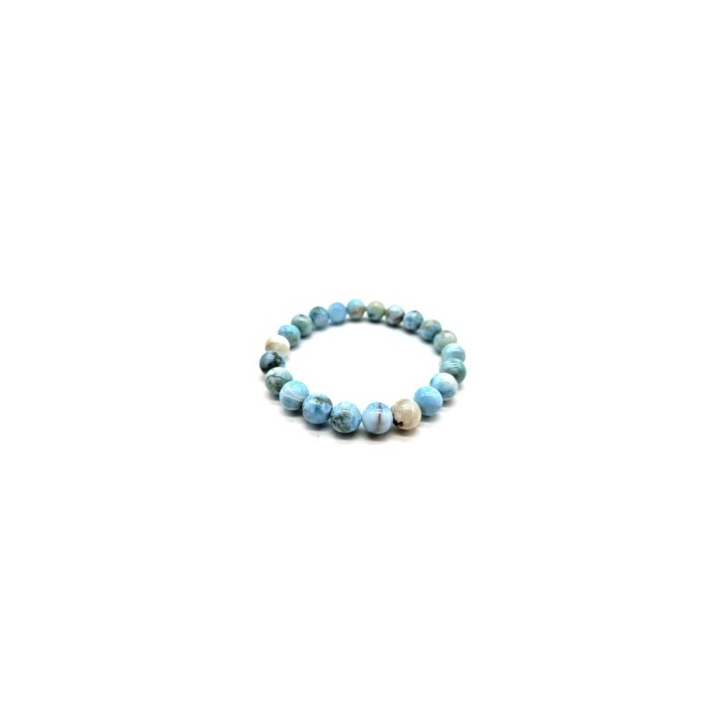 Bracelet en Larimar – Sérénité, Communication & Harmonie Intérieure Bracelet en Larimar – Sérénité, Communication & Harmonie Intérieure