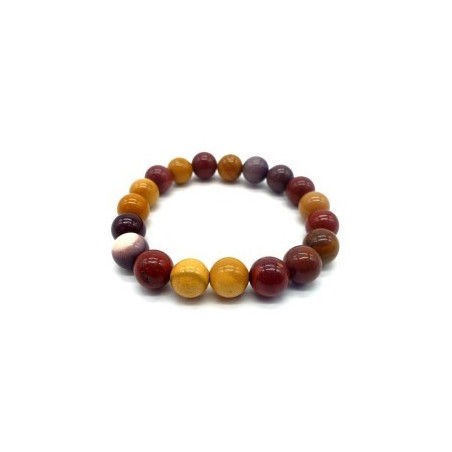Bracelet en Jaspe Mokaite – Vitalité, Décision & Énergie Naturelle