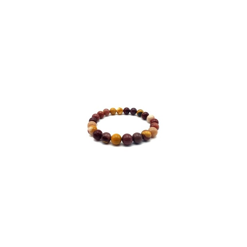 Bracelet en Jaspe Mokaite – Vitalité, Décision & Énergie Naturelle Bracelet en Jaspe Mokaite – Vitalité, Décision & Énergie Naturelle