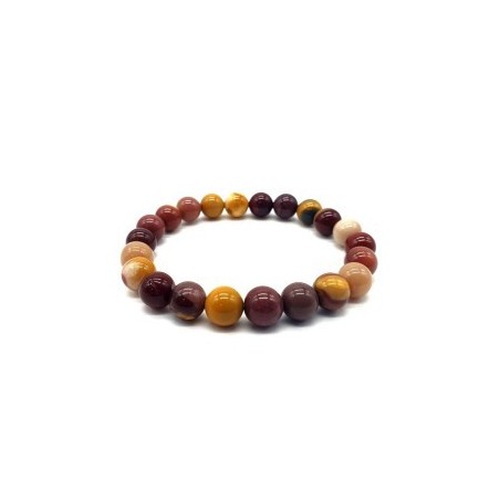 Bracelet en Jaspe Mokaite – Vitalité, Décision & Énergie Naturelle