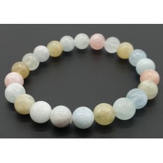 Bracelet en morganite naturelle – Amour & guérison émotionnelle | Spiritual-Deity