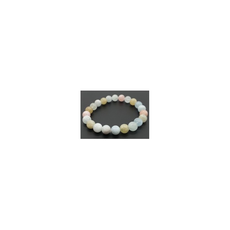 Bracelet en morganite – Douceur & Amour intérieur Bracelet en morganite – Douceur & Amour intérieur