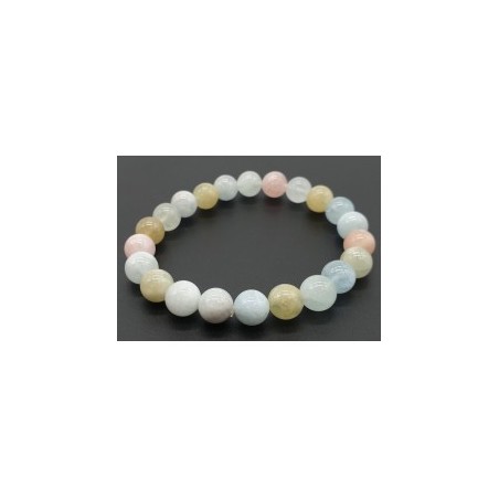 Bracelet en morganite – Douceur & Amour intérieur
