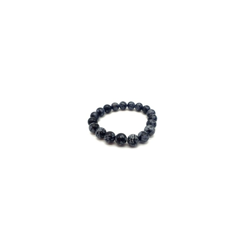 Bracelet Obsidienne Neige