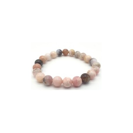 Bracelet en opale rose – Tendresse & guérison du cœur