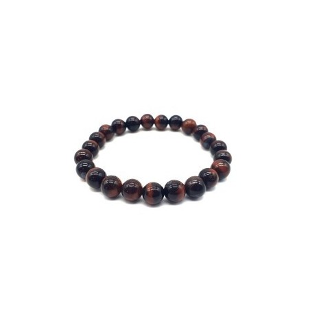 Bracelet en œil de taureau – Énergie & protection puissante