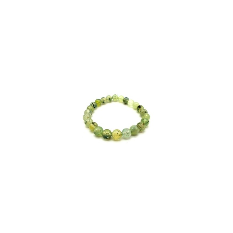 Bracelet en prehnite – Apaisement émotionnel & clarté intérieure Bracelet en prehnite – Apaisement émotionnel & clarté intérieure