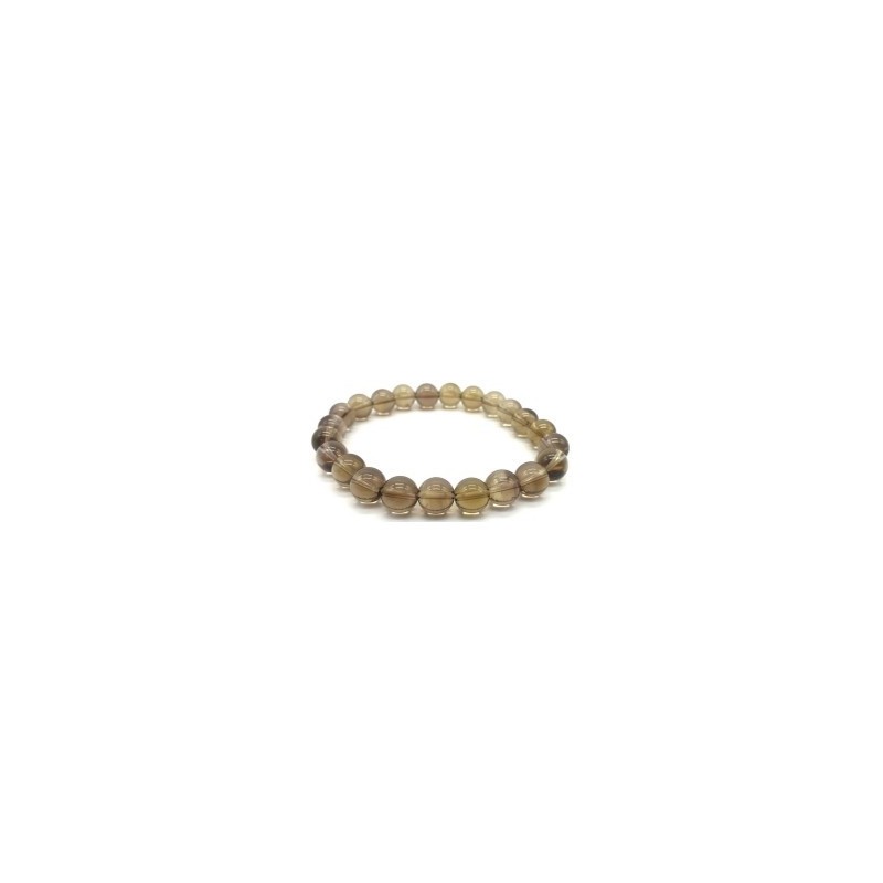 Bracelet en quartz fumé – Ancrage & libération des tensions Bracelet en quartz fumé – Ancrage & libération des tensions